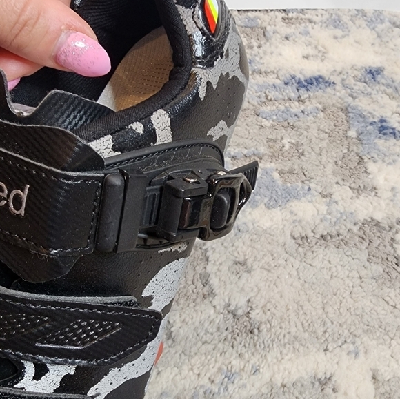 Speed Black Camo Cycling Shoes Unisex Size EU 39 New - Picture 13 of 16